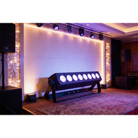 Projecteur LED mobile à faisceau, nouvelle tendance, 9x6-en-1 (RGBWY+UV) 50W, pour éclairage mural et équipement DJ de scène, vente en gros