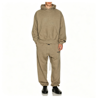 Sweat-shirt à capuche streetwear pour homme, molleton épais 320 GSM, vierge OEM pour sérigraphie et impression en relief
