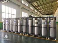 Fabricant de réservoirs d'oxygène liquéfié de 210 L, conteneur d'azote liquide pour le soudage, réservoir de CO2 liquide