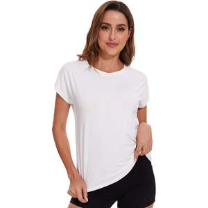 เสื้อชุดนอนผู้หญิงแบบสั่งทำพิเศษ คอวี แขนสั้น ผ้าวิสโคสจากใยไผ่ เนื้อผ้านุ่ม ใส่สบาย ไซส์ S-XXL - Product Image 6