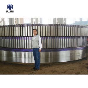 Engranaje de circunferencia de gran diámetro de fundición grande engranaje anual se aplica al secador rotativo - Product Image 2