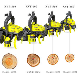 Machine à couper les arbres XUVOL, diamètre 500 mm, équipement d'abattage d'arbres avec moteur monté sur une excavatrice de 12 tonnes, tête de récolteuse - Product Image 4