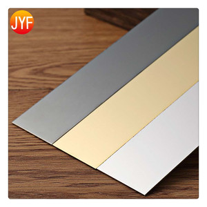 SS04073 nuevo estilo 304 de oro No.4 de esquina de acero inoxidable con la muestra libre de 7mm teja recorte latón molduras para muebles - Product Image 2