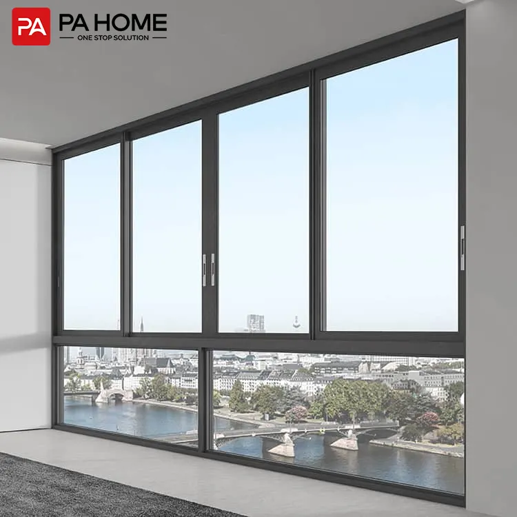 PA Aluminum Windows Smart Sliding Window For Home Aluminum Window With Screen Design