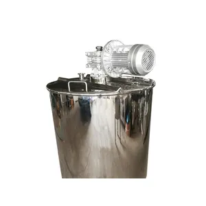 Tanque de mezcla de calefacción eléctrica de doble capa, mezclador de líquidos, agitador, mezcla de acero inoxidable, calefacción, tanque de mezcla de 300l