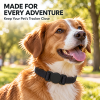 Support en silicone pour AirTag, compatible avec collier de chien, sangle de bagage, étui de protection à chargement arrière avec double fente pour un ajustement sécurisé