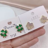 Boucles d'oreilles clous en argent S925 avec micro-pavés de zircon pour femmes, boucles d'oreilles clous scintillantes en zircon et perle hyperbole
