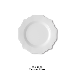 Set di Piatti in Porcellana Bone China Personalizzati di Alta Qualità, Piatti Decorativi a Forma di Girasole, Piatti Bianchi in Ceramica per Casa, Matrimoni ed Eventi - Product Image 4