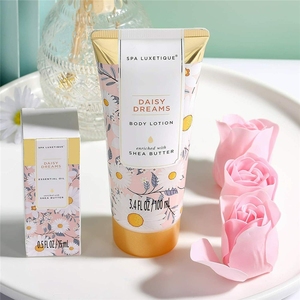 Panier-cadeau de <span class=keywords><strong>spa</strong></span> parfumé Daisy Dreams pour femmes, 8 pièces et ensemble pour le corps avec huile essentielle, sels de bain - Product Image 6