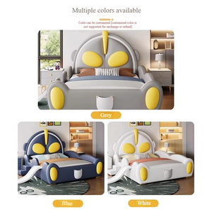 Lit pour enfants de haute qualité avec design Ultraman <span class=keywords><strong>et</strong></span> toboggan, écologique <span class=keywords><strong>et</strong></span> sûr, idéal pour les chambres d'enfants européennes <span class=keywords><strong>et</strong></span> américaines - Product Image 5