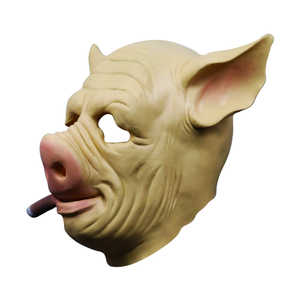 Máscaras de Látex de Alta Calidad con Cabeza de Cerdo, Máscara de Cigarro, Juego del Rey, Halloween, Terroríficas, Divertidas, Cosplay, Juguetes, Accesorios, Carnaval, Rave - Product Image 3