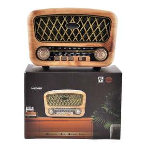 <span class=keywords><strong>Radio</strong></span> Portable <span class=keywords><strong>Vintage</strong></span> Rétro Moderne en Bois BT Sans Fil pour Enceinte <span class=keywords><strong>Transistor</strong></span> Rechargeable USB FM AM SW Dab - Product Image 3