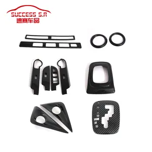 Carbon Fiber Sliver Abs Frame Sticker Cover Versieringen Kits Voor Toyota Rush Auto Interieur Exterieur Decoratie En Accessoires