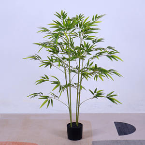 <span class=keywords><strong>Bambou</strong></span> <span class=keywords><strong>artificiel</strong></span> en plastique, plante verte bionique, faux arbre en pot, décoration intérieure, accessoires de photographie de mariage - Product Image 6