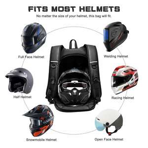 Mochila Deportiva Casual de Moda para Hombre con Gran Capacidad para Motociclismo y la Mayoría de los Cascos, Mochila para Motocicleta - Product Image 3