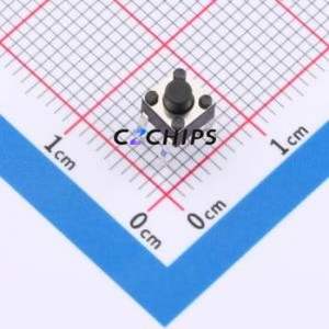 ZX-QC4545-4.5CJ Tactile Switch DIP Switch Single Pole Single Throw Round Button 2.6N Through Hole - Product Image 1