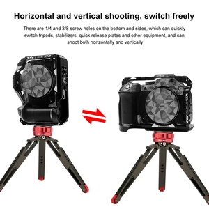 แท่นกันโคลงสำหรับกล้อง <span class=keywords><strong>Canon</strong></span> <span class=keywords><strong>EOS</strong></span> R7 puluz แท่นวางกล้องโลหะ - Product Image 5
