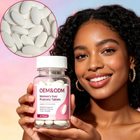Pilules probiotiques Yoni OEM/ODM pour femmes, comprimés probiotiques vaginaux à base d'herbes naturelles, prévention de la vaginose bactérienne (VB) et des infections à levures