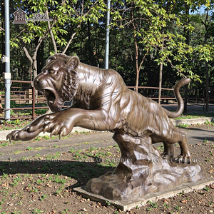 Tevi fabbrica Cast <span class=keywords><strong>di</strong></span> bronzo realistico personalizzato grande <span class=keywords><strong>tigre</strong></span> scultura e statua per la riserva naturale decorazione esterna - Product Image 5