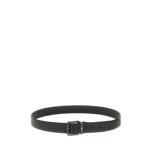 เข็มขัดที่ตระหนักในหนังที่อุดมไปด้วยโลโก้เคลือบสัญลักษณ์ที่ด้านหน้า -การปิดหัวเข็มขัดแบบปรับได้ Montblanc ภายนอก: หนัง100% - Product Image 1