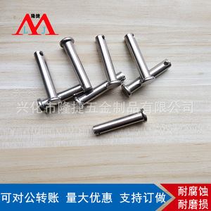 Goupilles cylindriques à tête plate Longjie en acier inoxydable 304 M3 M4 avec trous, norme GB882, finition brillante - Product Image 2