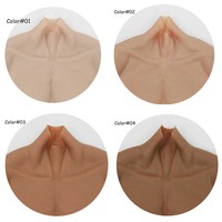 URCHOICE Femme Silicone Body Suit Peau Faux Seins Ensemble Du Corps Costume Avec Tête Crossdresser Transgenre Drag Queen