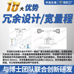 Hualiu Vortex Flow Meter Flange Type Gas Steam Liquid Temperature Pressure Compensated Stainless Steel 12-24VDC - Product Image 4