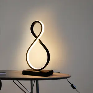 Harga Pabrik Modern Sederhana Jenis Saklar Spiral Lampu Samping Tempat Tidur LED Lampu Baca Lampu Meja Dekoratif