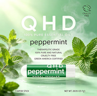 Inhalateur nasal à la menthe poivrée certifié GMP ISO, pack varié, saveur synthétique, longue durée, écologique, qualité supérieure, MSDS COA disponible