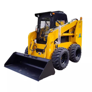 Chargeuse compacte à moteur diesel avec accessoires hydrauliques pour terrassement et préparation du site Chargeuse sur pneus Skid Steer - Product Image 1