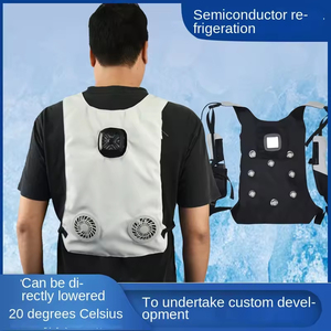 Système de refroidissement dorsal personnalisable 2C 20C avec gilet en maille, poche à eau et contrôle du débit pour activités extérieures - Product Image 3