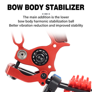 SPG – <span class=keywords><strong>poulie</strong></span> à double usage pour la <span class=keywords><strong>chasse</strong></span> à l'<span class=keywords><strong>arc</strong></span> et le tir à l'<span class=keywords><strong>arc</strong></span>, équipement métallique d'entraînement réglable avec stabilisateur - Product Image 2