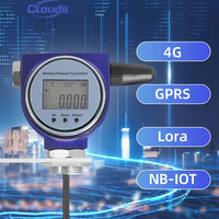 Contrôleur de niveau sans fil Clouds pour station de pompage, transmetteur de niveau radar Modbus RTU RS-485 IP65/IP67, précision 0,25 % FS pour ascenseur