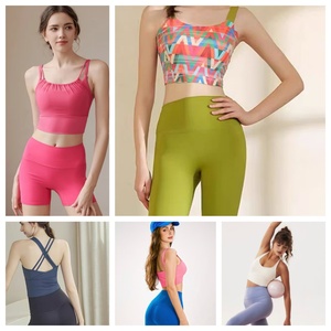 Conjunto de Yoga para <span class=keywords><strong>Mujer</strong></span>, <span class=keywords><strong>Calcetines</strong></span> de Yoga Personalizados de Alta Calidad, Sin Costuras, Ligeros, con el Mejor Diseño, Ropa Deportiva de Alta Elasticidad para Gimnasio, Estilo <span class=keywords><strong>Shein</strong></span> - Product Image 1