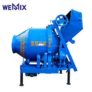 Máquina mezcladora de hormigón de tambor rodante de descarga Manual JZC300, máquina mezcladora de hormigón de 300L, mezcladora de cemento, mezcladora rotativa - Product Image 1