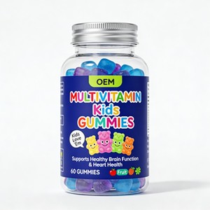 Gomitas de Vitaminas para Niños OEM/ODM, Multivitamínicas para Adolescentes y Adultos, Inmunidad, Antioxidantes, Veganas, Sabor a Fresa, Gomitas de Ositos - Product Image 1