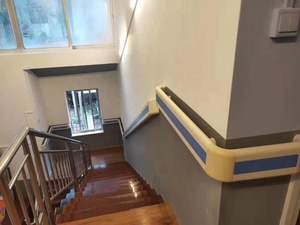 Bệnh viện PVC cầu thang lan can lấy đường sắt tường bảo vệ bảo vệ góc bệnh viện hành lang anticollision lan can cho người già Tàn TậT - Product Image 2