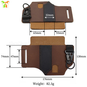 Set di Coltelli EDC in Vera Pelle con Gancio a Aquila, Fondina Pieghevole per Coltello da Cintura e Organizzatore Tascabile per Attrezzi - Product Image 3