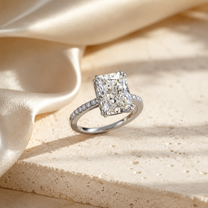 Anello di fidanzamento geometrico quadrato per donna, elegante gioiello da dito alla moda per matrimonio - Product Image 6