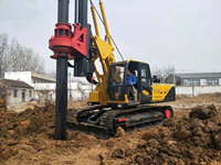 Machine de forage rotatif hydraulique pour pieux forés, profondeur de 30 mètres, avec tige de verrouillage