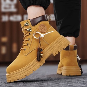 Botines con Cordones para Hombre, Otoño-Invierno 2025, Casuales, Deportivos, para Senderismo, Resistentes al Desgaste, con Suela Gruesa - Product Image 4