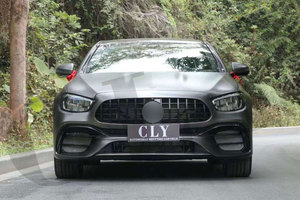 Juego de carrocería de coche de 21 <span class=keywords><strong>E</strong></span> 63, conjunto de parachoques delantero y trasero con capó, mejora de clase <span class=keywords><strong>W</strong></span> 213 - Product Image 4