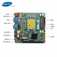 Placa base Itx Lga 1700 Dual Lan DDR4 M.2 PS2 PCIE3.0 X16 ATX 9 USB 6 COM Placa madre