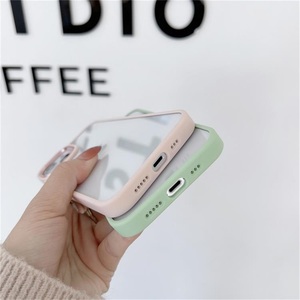Étui de téléphone transparent avec protection d'objectif en métal pour <span class=keywords><strong>iPhone</strong></span> 14 13 Pro Max 12 <span class=keywords><strong>11</strong></span> 15 16 7 Plus, <span class=keywords><strong>coque</strong></span> antichoc en TPU - Product Image 4