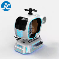 Simulador de Vuelo de Helicóptero 3D VR con Plataforma de Movimiento 3DOF y Estructura de Aluminio y Fibra de Vidrio para Experiencias de Atracción en Centros Comerciales Interiores