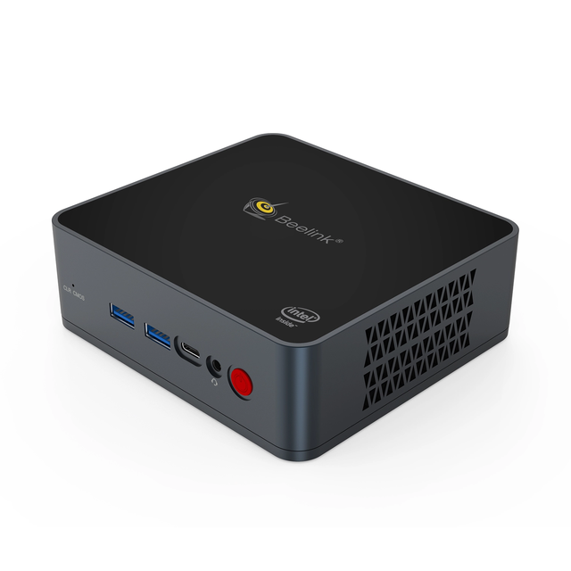 1 Top GK55 Mini PC Intel J4125 8+256GB M.2 PCIe SSD Dual RJ45 1000M Windows 11 Pro Octa Core 4K WiFi 6 Graphics 600 3-Year
