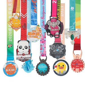 Oem thăng hoa trống thể thao lưu niệm thép không gỉ tùy chỉnh thiết kế huy chương với Ribbon - Product Image 4