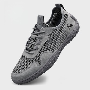 Zapatos Deportivos para Hombre, Impermeables, Transpirables, con Malla y Parte Superior de Cuero, para Deportes de Verano y Montañismo - Product Image 1