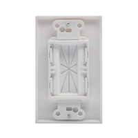 Plaque murale flexible en silicone pour entrée et passage de câbles, norme américaine 1 gang