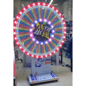 Rueda de la Fortuna de Madera Duradera de Alta Calidad, Rueda de <span class=keywords><strong>Bingo</strong></span> con Dinero, Rueda de la Fortuna Comercial, Uso Interior <span class=keywords><strong>Universal</strong></span> - Product Image 1